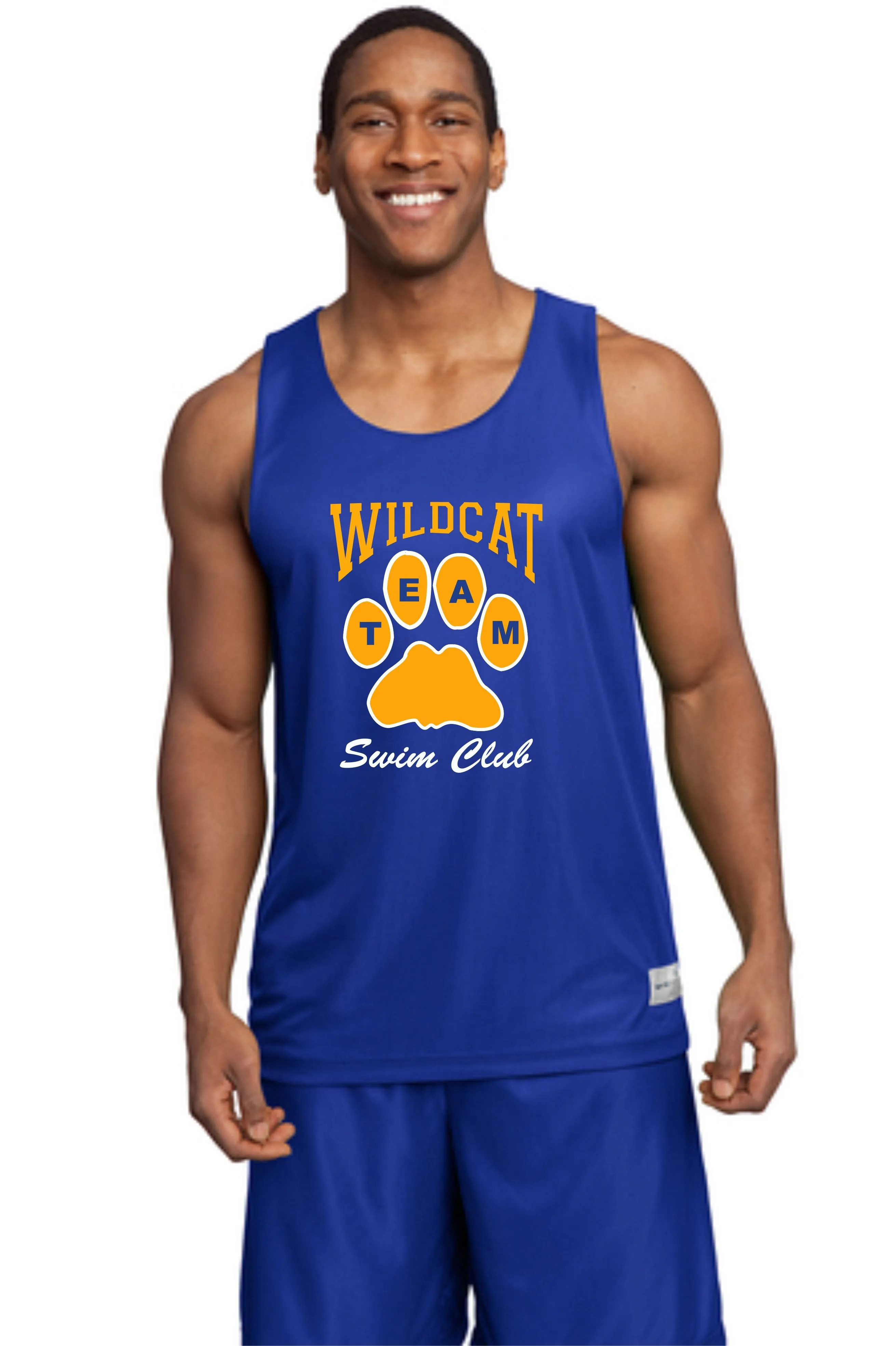 Wildcat Swim Club Mesh Tank Tops