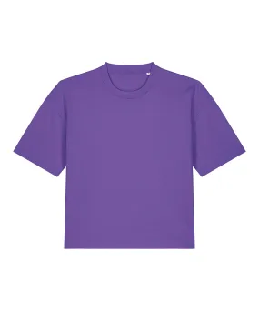 Womens Stella Nova boxy t-shirt (STTW175) | Purple Love