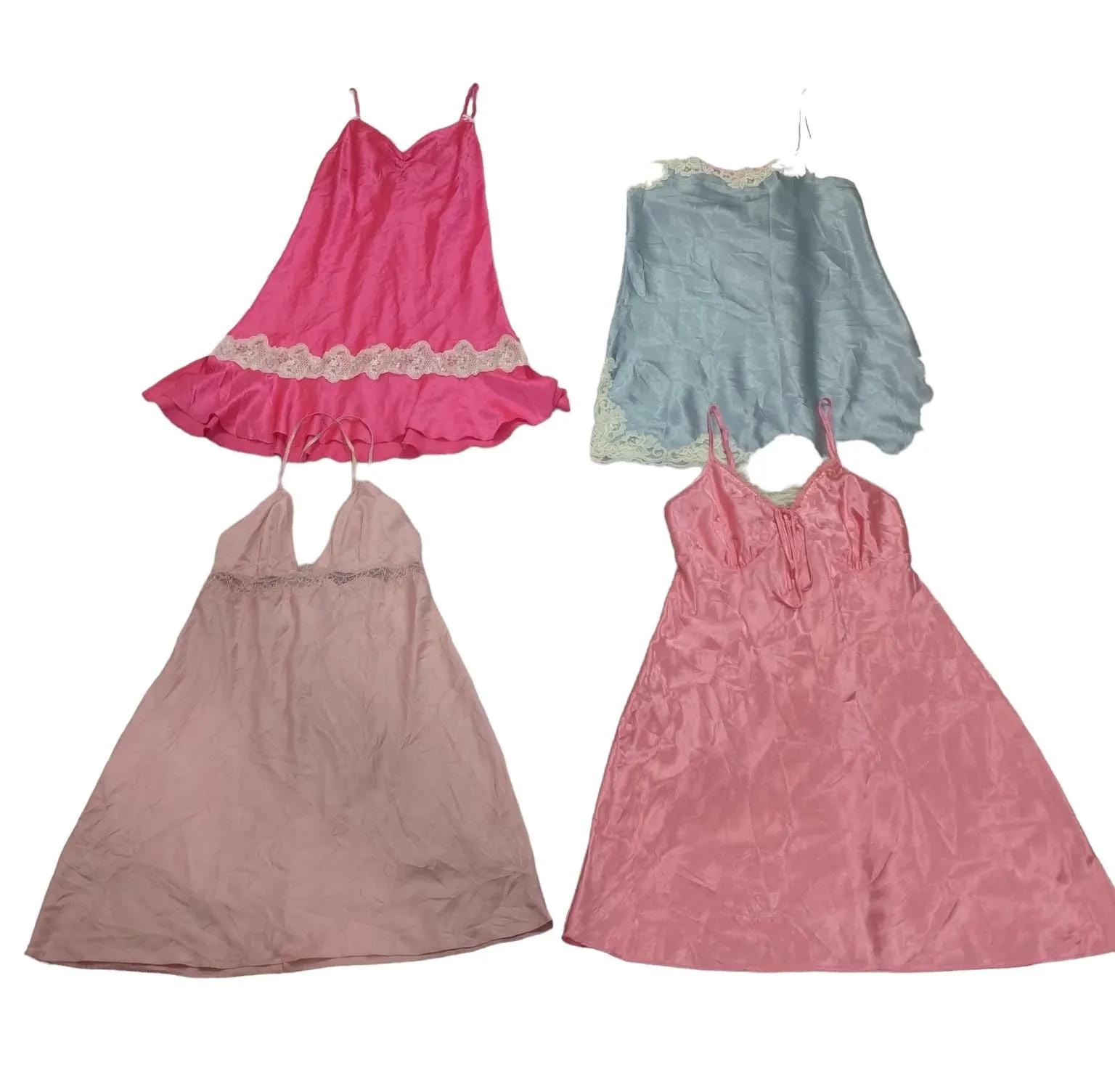 Y2K 2024 - Fairycore Silk Slip Dresses - 20 pcs - 4/5/24